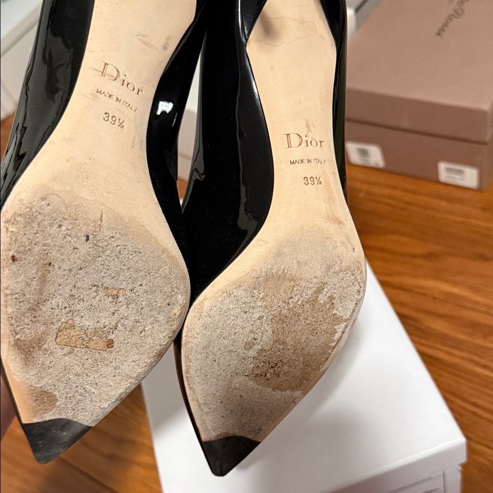Dior Black Patent Leather Heels - Picture 8 of 11